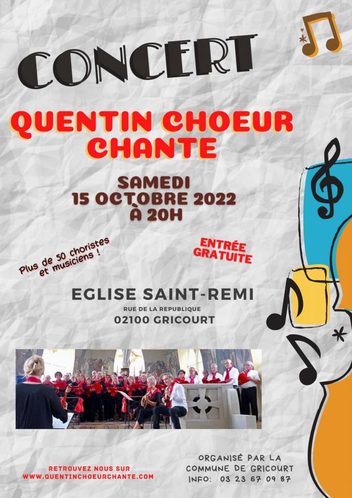 Affiche concert gricourt